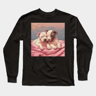 Staffy Puppies Long Sleeve T-Shirt